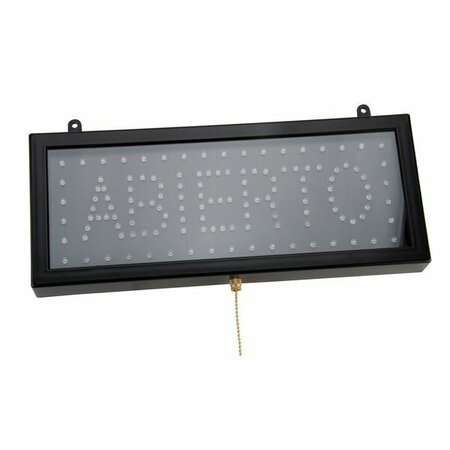 Aarco ABI08S Rectangular Abierto Open LED Sign 116ABI08S
